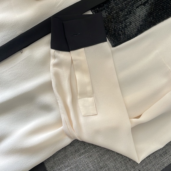 MICHAEL KORS tuxedo blouse SZ4 - Picture 6 of 7